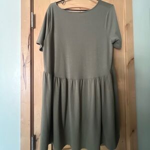 OD Green T shirt Dress